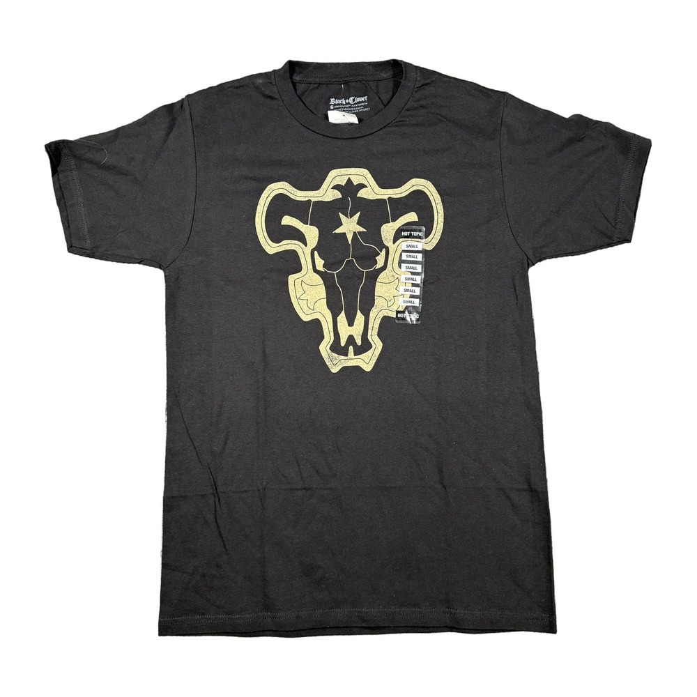 Black Clover Black Bulls Graphic T-Shirt Mens Small Hot Topic Anime Manga NWT